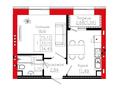 1-бөлмелі пәтер · 34.45 м², Айтматова 19, бағасы: ~ 17.2 млн ₸ в Астане, Нура р-н — фото 10