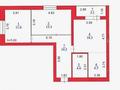 3-комнатная квартира · 70.7 м² · 1/12 этаж, Улы Дала 31 — Туран за 48 млн ₸ в Астане, Нура р-н — фото 7