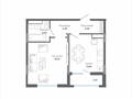 1-комнатная квартира · 42.4 м² · 5/12 этаж, Сыганак 28 за ~ 34.3 млн ₸ в Астане, Есильский р-н