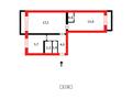 2-комнатная квартира · 44 м² · 3/5 этаж, 3 микрорайон за 7 млн ₸ в Абай