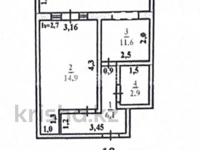 1-бөлмелі пәтер · 35.5 м² · 5/5 қабат, 8-шағынаудан 59, бағасы: 15 млн ₸ в Шымкенте, Туран р-н