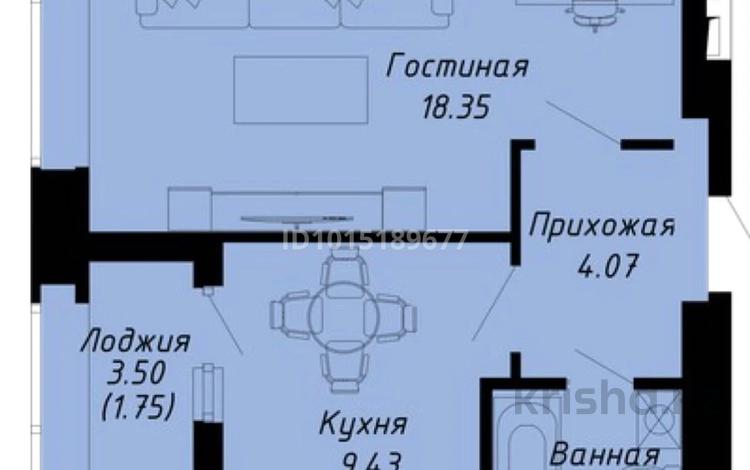1-комнатная квартира · 38 м² · 4/9 этаж, Казыбек би 39 за 25 млн ₸ в Астане, Нура р-н — фото 2