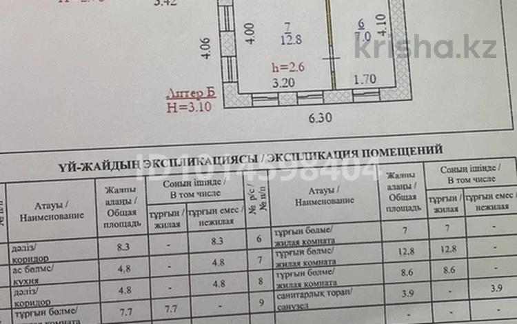 Отдельный дом · 3 комнаты · 70 м² · 7 сот., Кулымбетова 71а — Конаева кулымбетова за 24 млн ₸ в Актобе, мкр. Курмыш — фото 2