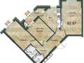 3-комнатная квартира · 83 м² · 8/9 этаж, Тлендиева 345 за ~ 61.4 млн ₸ в Алматы, Бостандыкский р-н — фото 10