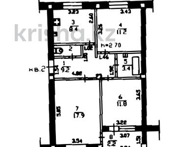 3-комнатная квартира, 66 м², 1/5 этаж, Курмангазы за 51 млн 〒 в Алматы, Алмалинский р-н