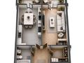 1-бөлмелі пәтер · 51.8 м² · 4/5 қабат, 32В ш/а., Мкрн. 32В 22, бағасы: 14 млн ₸ в Актау, 32В мкр — фото 2