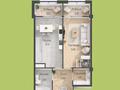 1-бөлмелі пәтер · 51.8 м² · 4/5 қабат, 32В ш/а., Мкрн. 32В 22, бағасы: 14 млн ₸ в Актау, 32В мкр — фото 3