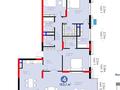4-бөлмелі пәтер · 153.1 м² · 12/16 қабат, Кайым Мухамедханов, бағасы: 137.4 млн ₸ в Астане, Нура р-н — фото 2