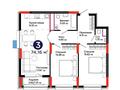 3-комнатная квартира · 75 м² · 4/9 этаж, Е-321 6/2 за ~ 40 млн ₸ в Астане, Есильский р-н — фото 2
