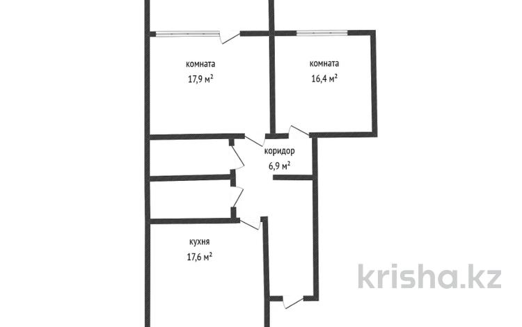 3-бөлмелі пәтер · 79.1 м² · 4/9 қабат, Каирбекова 83, бағасы: ~ 34.8 млн ₸ в Костанае — фото 8
