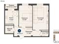 2-бөлмелі пәтер · 70 м² · 6/9 қабат, мкр Нурсая, Султан Бейбарыс 437, бағасы: 29.9 млн ₸ в Атырау — фото 5