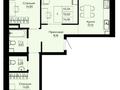 3-комнатная квартира · 73.3 м² · 4/9 этаж, сыганак 12 за ~ 42.5 млн ₸ в Астане, Нура р-н — фото 4