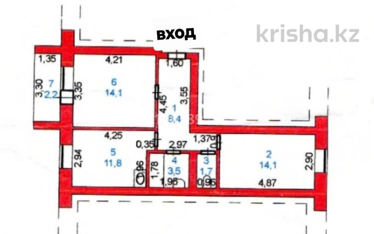 2-комнатная квартира · 56 м² · 2/5 этаж, Магнитная 13А за 17.5 млн 〒 в Щучинске — фото 44