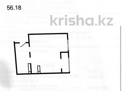 2-бөлмелі пәтер · 56 м², Учетный квартал 272 34, бағасы: 25 млн ₸ в Алматы