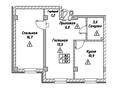 2-комнатная квартира, 51.9 м², Жангозина 61Б за ~ 15.6 млн 〒 в Каскелене — фото 2
