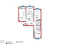3-бөлмелі пәтер · 105 м² · 2/9 қабат, мкр Акжайык, Тулеметова, бағасы: 65 млн ₸ в Шымкенте, Абайский р-н