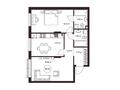 2-комнатная квартира · 69.42 м², Сейдимбек 102 за ~ 55.5 млн ₸ в Алматы, Наурызбайский р-н — фото 3