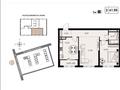 2-комнатная квартира · 62 м² · 6/12 этаж, мкр Алгабас 3 — Онгарсынова за 35 млн ₸ в Алматы, Алатауский р-н — фото 4