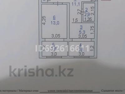 2-комнатная квартира, 57.3 м², 5/5 этаж, нышанова 15 — кафе SAT за 10 млн 〒 в Туркестане
