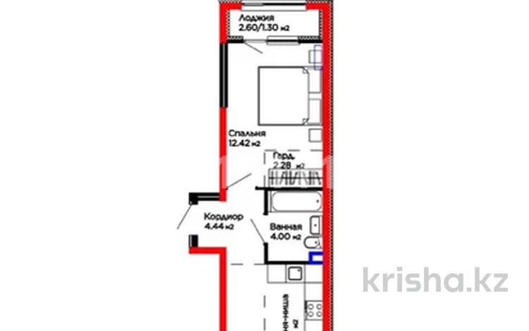 2-бөлмелі пәтер · 46 м² · 2/6 қабат, Бауыржана Момышулы 11/14а, бағасы: 31.5 млн ₸ в Алматы, Алатауский р-н — фото 3