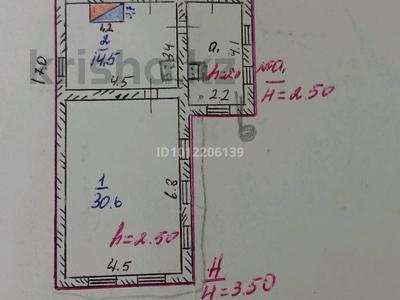 Жеке үй · 2 бөлме · 48 м² · 8 жүзд., Гагарин көш. 80, бағасы: 11 млн ₸ в Переметном