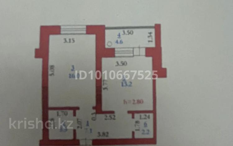 1-бөлмелі пәтер · 47 м² · 5/5 қабат, мкр. Алтын орда, Батыс 2 — 81 мектеп, бағасы: 17 млн 〒 в Актобе — фото 2