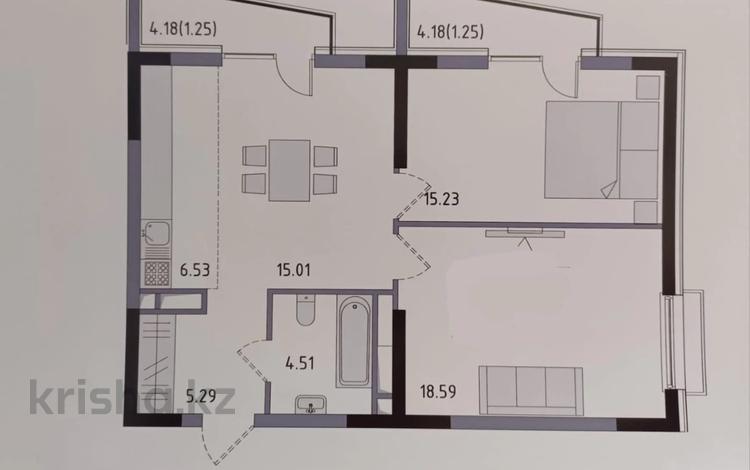 3-бөлмелі пәтер · 70 м² · 2/5 қабат, Думан-2 ш/а., бағасы: 32.9 млн ₸ в Алматы, Медеуский р-н — фото 19
