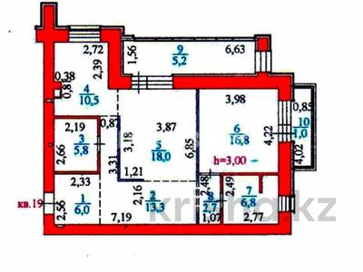 Продажа квартир в Астане: 2-комнатная квартира · 86.1 м² · 11/12 этаж, Шыганак 3 за 65 млн 〒 2-комнатная квартира · 86.1 м² · 11/12 этаж, Шыганак 3 за 65 млн 〒 в Астане, Сарыарка р-н
