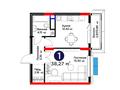 1-комнатная квартира · 38.27 м², Абулхайыр Хана 64 за ~ 23.4 млн ₸ в Атырау — фото 3