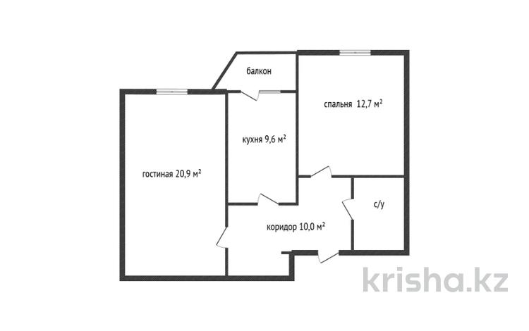 2-комнатная квартира · 58 м² · 3/9 этаж, Альфараби 26/2 за 26 млн 〒 в Усть-Каменогорске — фото 12