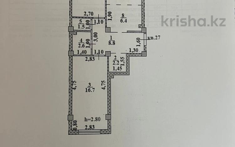 3-комнатная квартира · 61 м² · 3/3 этаж, Карасай, Үстірт 2936а/14 за 30 млн ₸ в Алматинской обл. — фото 2