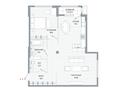 2-комнатная квартира · 80.6 м², мкр Курамыс, ул. Кенесары хана, 43/7 за ~ 96.7 млн ₸ в Алматы, Наурызбайский р-н — фото 3