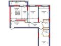 3-комнатная квартира · 98.49 м², Казыбек би 1/3 за ~ 40.4 млн ₸ в Усть-Каменогорске