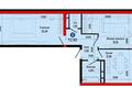 3-комнатная квартира · 72.8 м², Момышулы, севернее ул. Монке би за ~ 26.2 млн 〒 в Алматы, Алатауский р-н — фото 3