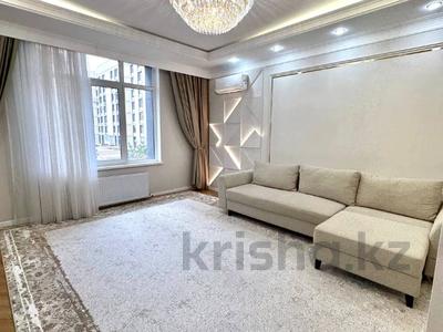3-комнатная квартира · 95 м² · 1/9 этаж, Керей и Жанибек хандар — Квартира в доме бизнес-класса за 80.8 млн 〒 в Астане, Есильский р-н