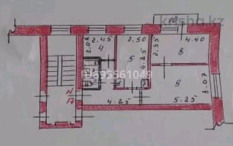 3-комнатная квартира, 52 м², 5/5 этаж, 3микрорайон 4 за 9.5 млн 〒 в Шемонаихе — фото 2