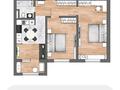 3-комнатная квартира · 70 м², 37 116 за 21 млн ₸ в  — фото 4