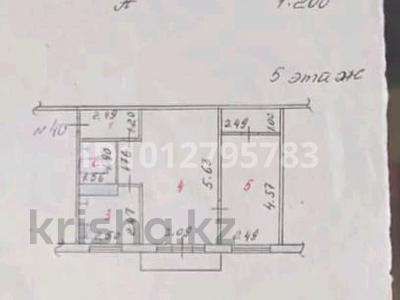 2-комнатная квартира · 44 м² · 5/5 этаж, Абая 96 за 6 млн ₸ в Темиртау