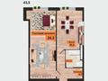 1-комнатная квартира, 32 м², 2/7 этаж, 22 квартал 22 за 5.4 млн 〒 в Мангышлаке