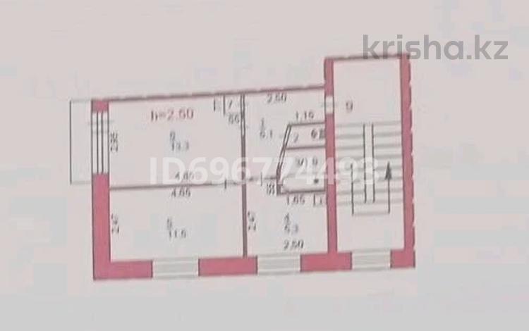 2-бөлмелі пәтер, 38 м², 3/5 қабат, Нурмагамбетова 132 — Ж/Д училища 2-ой Павлодар , магазин Луч, бағасы: 15 млн 〒 — фото 2