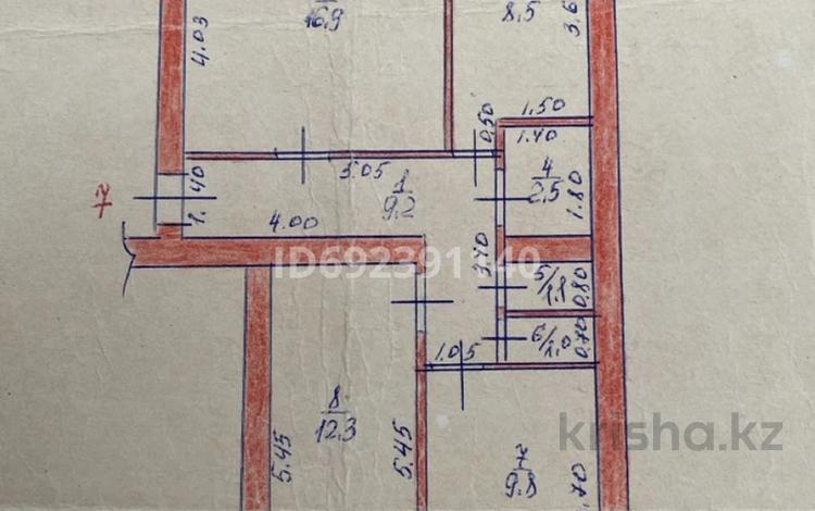 3-комнатная квартира · 64.3 м² · 1/2 этаж, мкр. Зачаганск пгт, Мкр. Рыбкомбинат за 15 млн ₸ в Уральске — фото 2