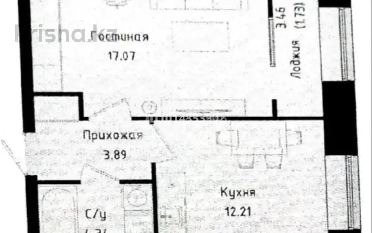 2-бөлмелі пәтер · 39 м² · 4/9 қабат, Керей-Жанибек хандар 44/2, бағасы: 40 млн ₸ в Астане, Есильский р-н — фото 3