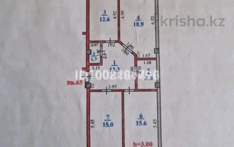 2-комнатная квартира · 82 м² · 2/5 этаж, Сатпаева 11а за 38 млн ₸ в Таразе — фото 2
