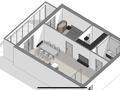 1-бөлмелі пәтер · 70 м² · 4/4 қабат, Железнодорожная 125/4 — ЦОН, бағасы: 35 млн ₸ в Аксае