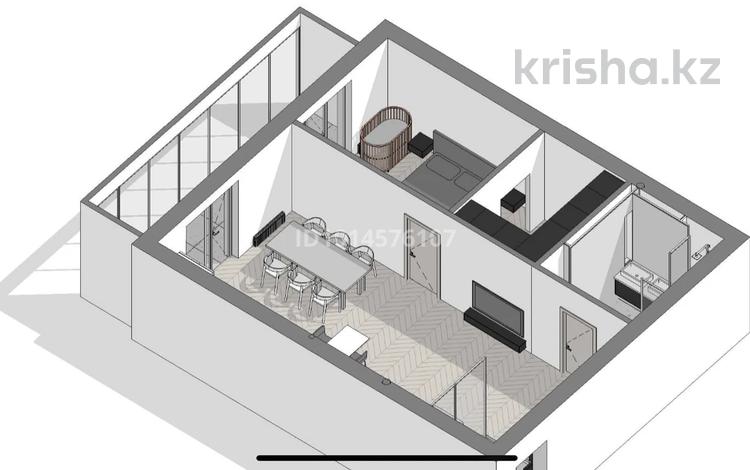 1-бөлмелі пәтер · 70 м² · 4/4 қабат, Железнодорожная 125/4 — ЦОН, бағасы: 35 млн ₸ в Аксае — фото 3
