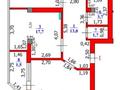 3-бөлмелі пәтер · 106 м² · 1/5 қабат, мкр Кунаева 74 — Возле 44 школы, бағасы: 43 млн ₸ в Уральске — фото 2