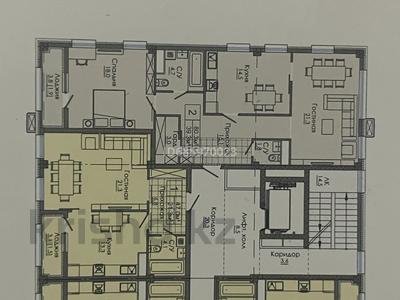 2-комнатная квартира, 82 м², 3/9 этаж, 17 мкр. 26/5 за 34.5 млн 〒 в Шымкенте