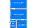 Дача · 2 комнаты · 57.4 м² · 4 сот., СО Текстильщик 1706 за 11 млн ₸ в Костанае — фото 2