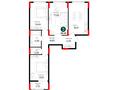 3-комнатная квартира · 86.09 м², пр. Улы Дала за ~ 48.6 млн ₸ в Астане, Нура р-н — фото 3