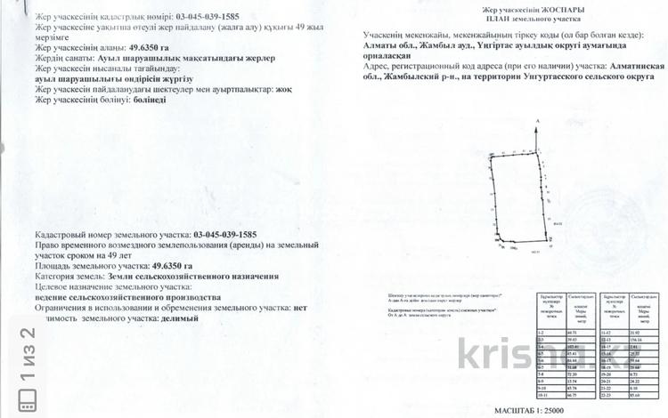 Участок · 49.63 га, Унгуртас за 50 млн ₸ — фото 2